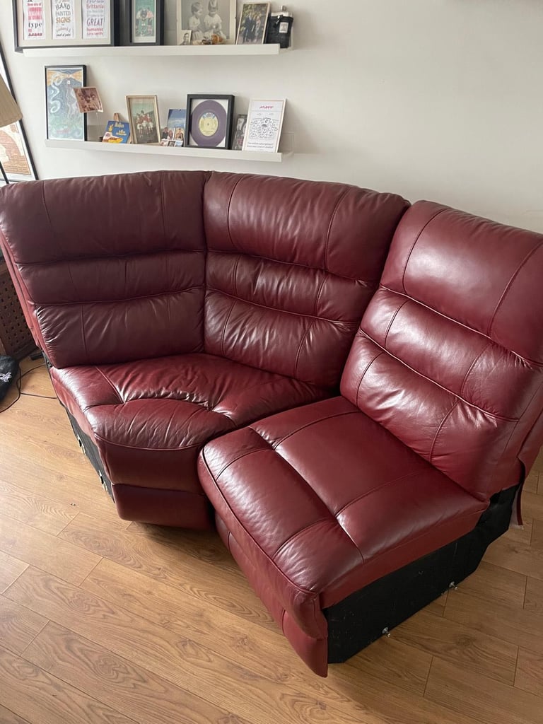 Leather Settee