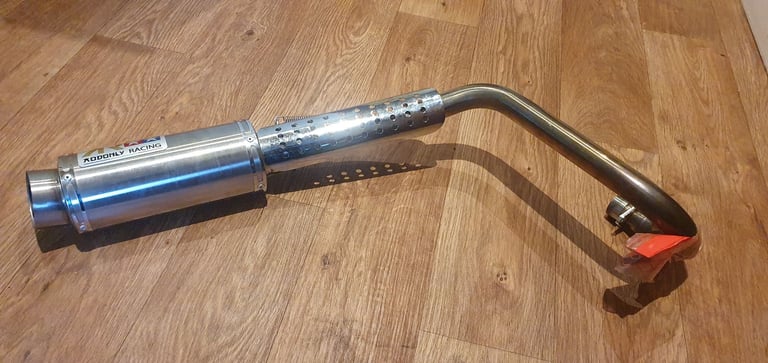 Honda Monkey 125cc aftermarket stainless steel exhaust 