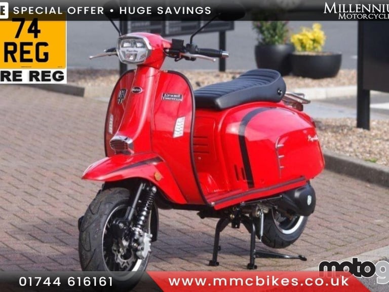 ROYAL ALLOY GT 125 MODERN RETRO CLASSIC LEARNER LEGAL SCOOTER