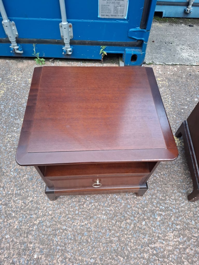 Stag bedside table