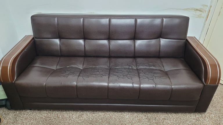 image for FREE 3 seater sofa bed with storage