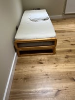 2 futon company single beds ,mattress and cover