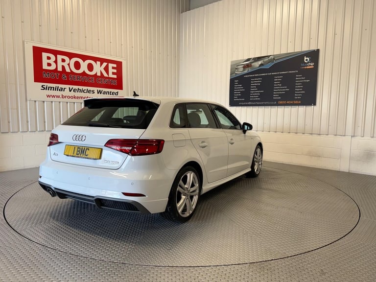 2018 Audi A3 30 TFSI 116 S Line 5dr HATCHBACK PETROL Manual