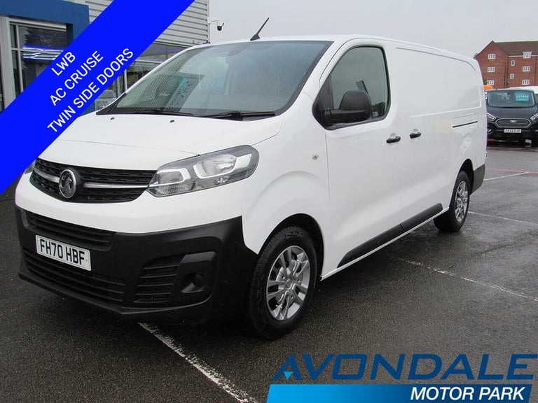 2020 Vauxhall Vivaro Turbo D 2900 Dynamic LWB EURO 6 VAN WITH TWIN SIDE DOORS AC CRUISE 1.5 6dr  ...