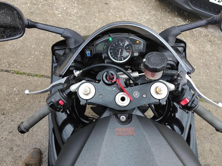 2007 56 YAMAHA YZF R1 07 4C8 SUPERBIKE 1000 BLACK NEW MOT HPI CLEAR YZFR1