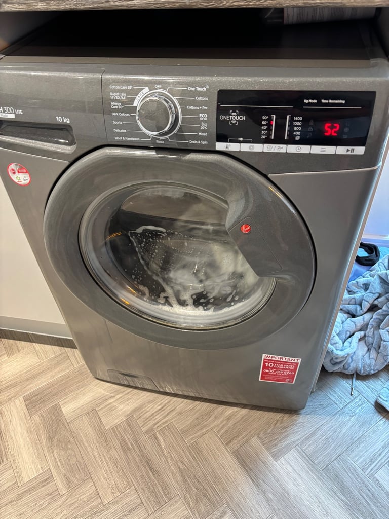 Hoover Washing machine 10kg (Grey) NEED IT GONE TODAY 