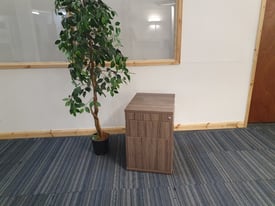 High Quality Executive Wood Grain Finish Office Pedestal Desk Drawer unit