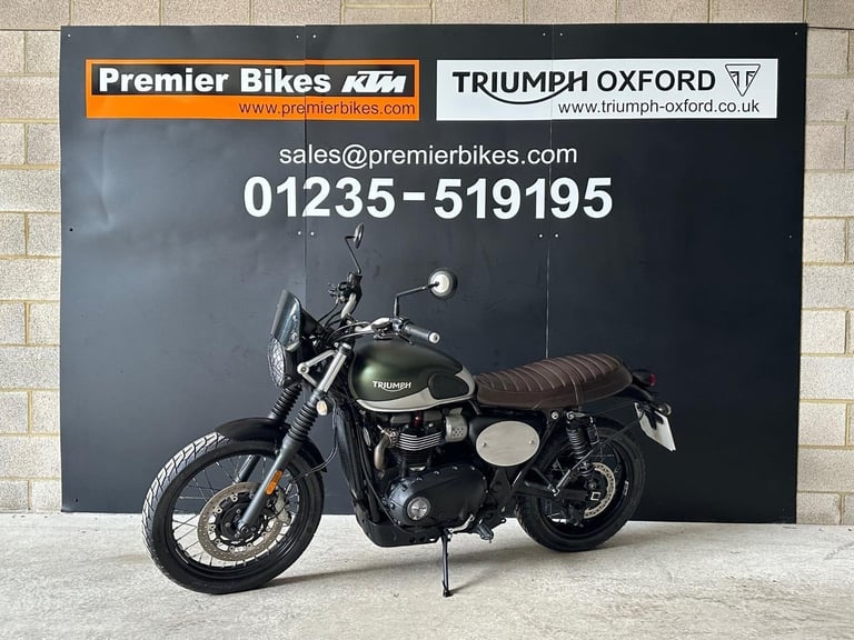 STUNNING 2020/20 TRIUMPH STREET SCRAMBLER MOTORCYCLE 