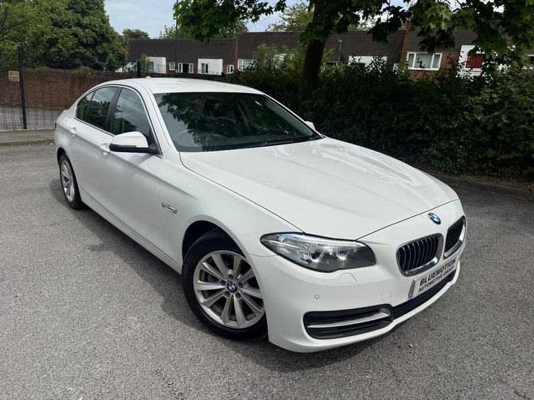 ✿2015/65 BMW 5 Series 520d [190] SE 4dr Step Auto, White ✿FSH ✿ONE OWNER✿