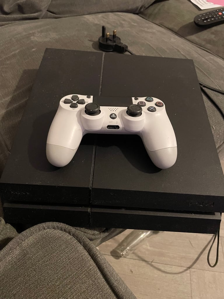 PlayStation 4 with controller 