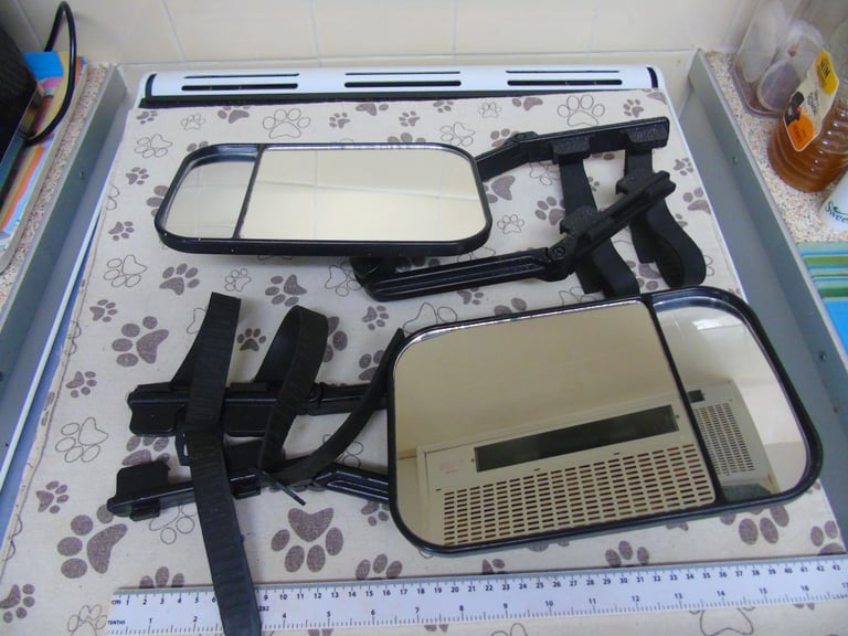 image for Universal Extended Mirrors CARAVAN TRAILER CAMPER LORRY TRUCK