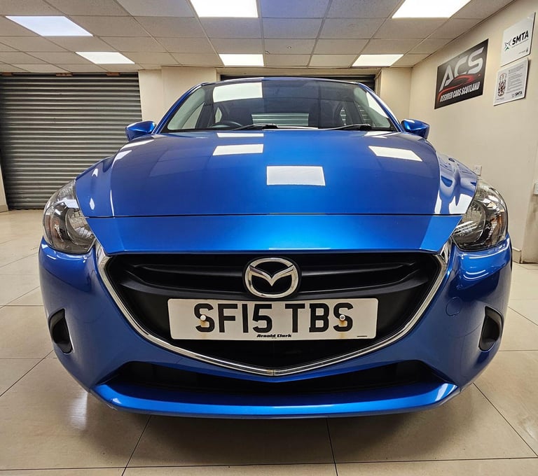 MAZDA MAZDA2 1.5 SKYACTIV-G SE Blue Manual Petrol 2015 WARRANTY 12 MONTHS MOT