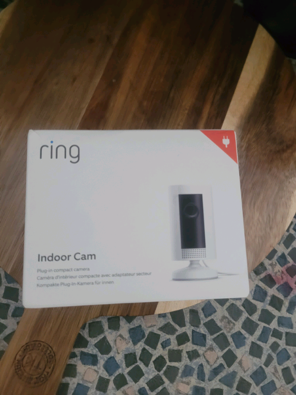 Indoor ring camera unopened 