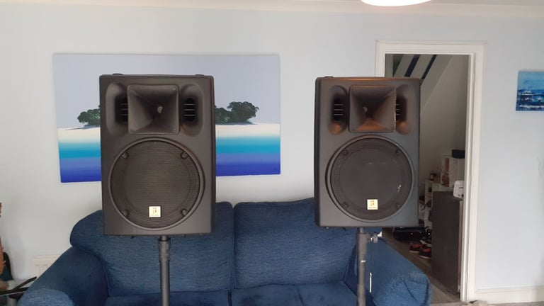 image for Active PA Speakers inc Stands - The Box pa302a