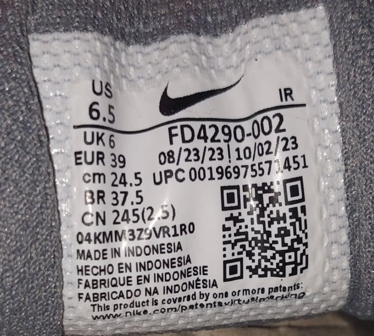 Nike Air max Plus Drift Smoke Grey - UK Size 6