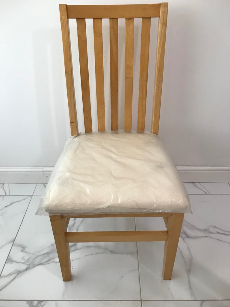 Oak wooden & glass dining table with 6 chairs on OFFER