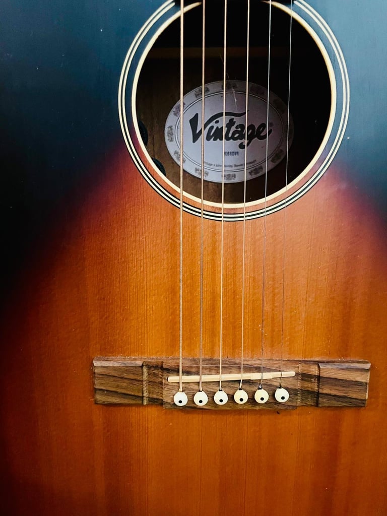 Guitar  Vintage acoustic guitar excellent condition £90 