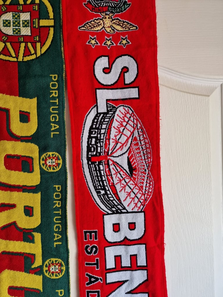 BENFICA AND PORTUGAL SCARFS 