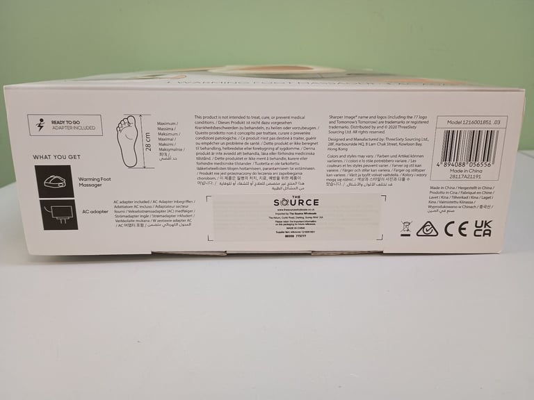 Sharper Image Foot Massager: Vibrating Massage with Heat