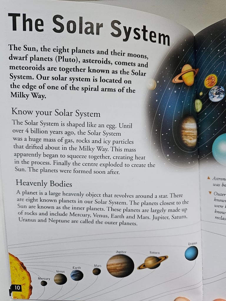3 x Kids Space Books Bundle Usborne Look Inside Flap Book