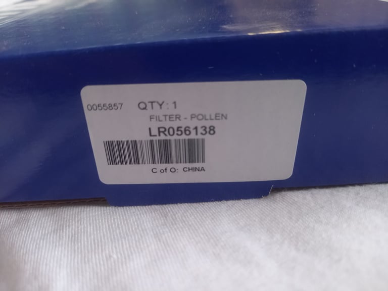 Freelander 2 Pollen filter