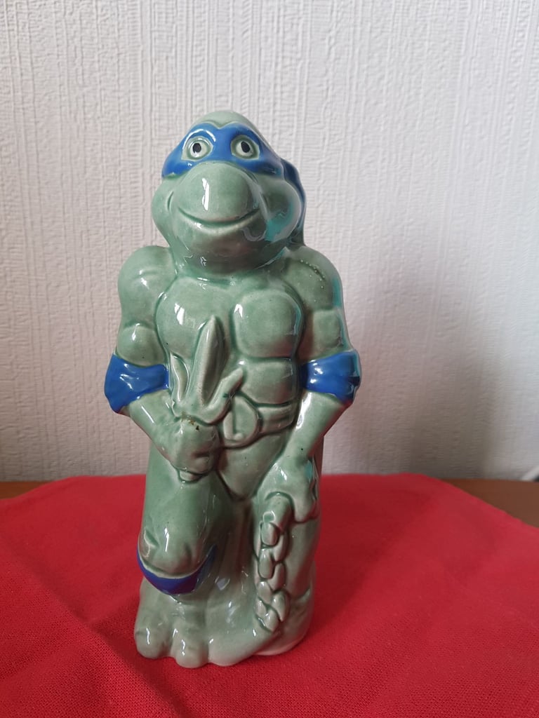 Vintage R Moss Rare Teenage Mutant Ninja Turtle Ceramic Money Box. 