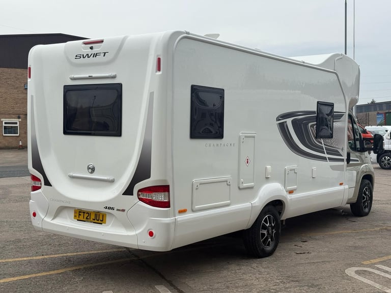 2021 Fiat SWIFT CHAMPAGNE 486 6 BERTH MOTORHOME WITH 6 SEATBELTS