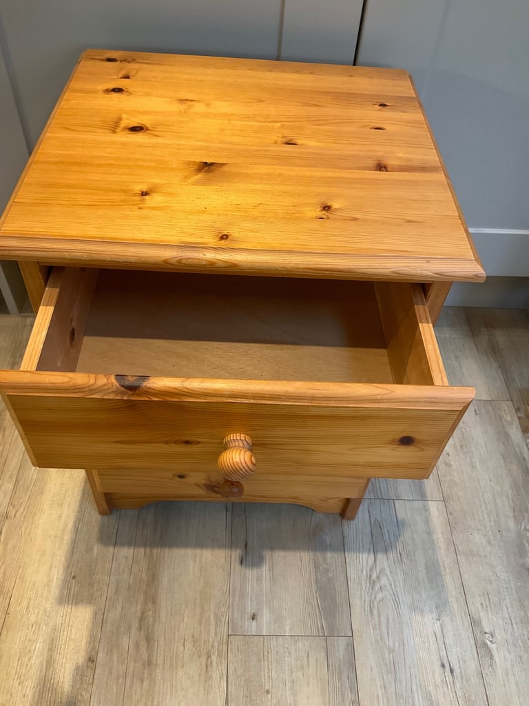 Bedside table. 