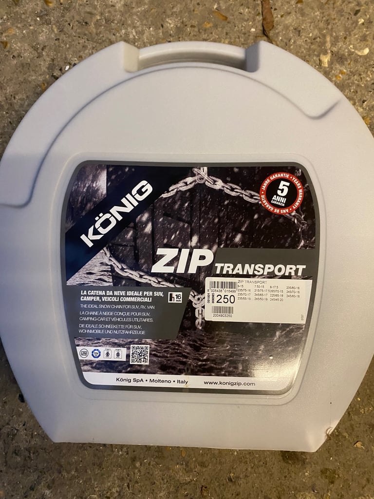 image for Konig Car snow chains brand new unused 