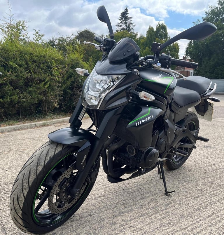 2016 66 KAWASAKI ER 650 FGF ABS ER6N ER6 NAKED BLACK CLEAN LOW MILESNEW MOT