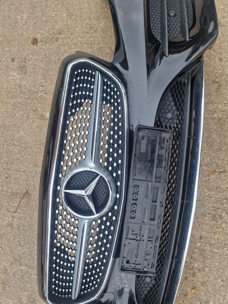 Mercedes E Class Coupe W238 Front Bumper Complete C238 Black Breaking Parts 