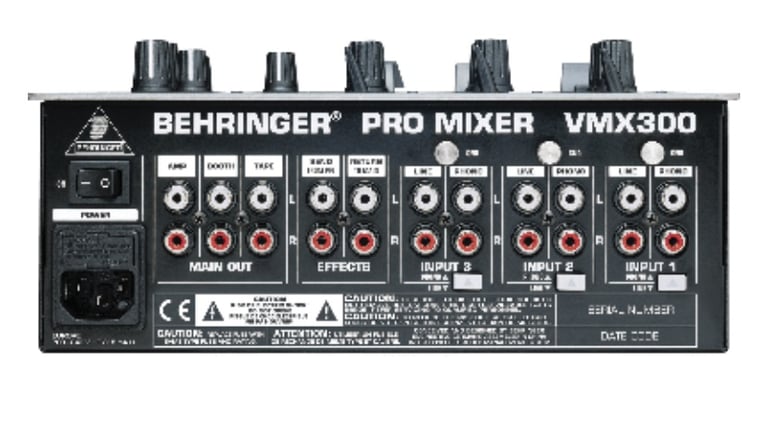 Professional 3-Channel DJ Mixer with BPM Counter and VCA Control