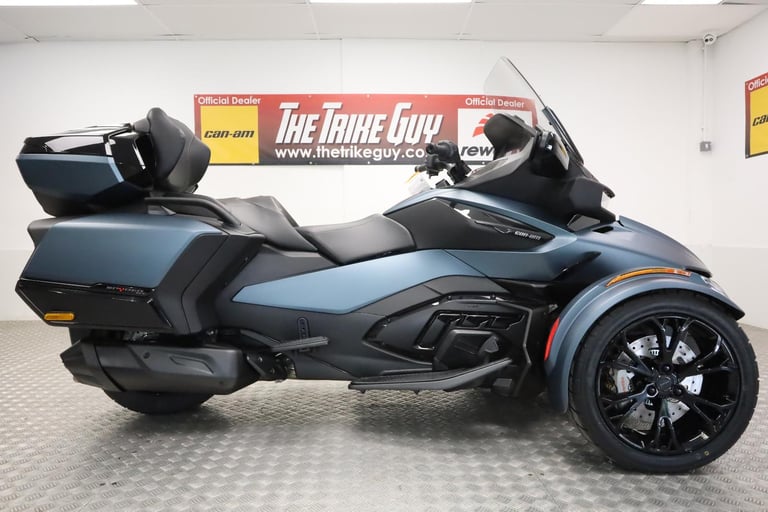 2025 Can-Am Spyder RT Limited Trike Mineral Blue Satin - IN STOCK NOW 
