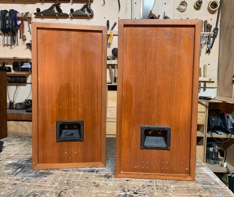 Vintage Goodmans Achromat 250 Speakers. Refurbished and Upgraded.