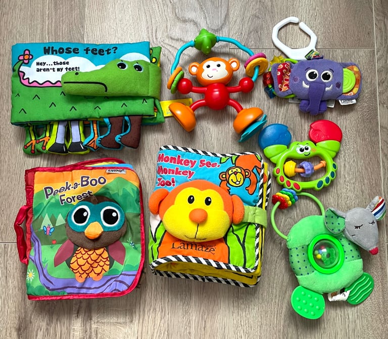 image for Kids Baby soft books and rattles Bundle Children toys Bromley Grove Park BR1
