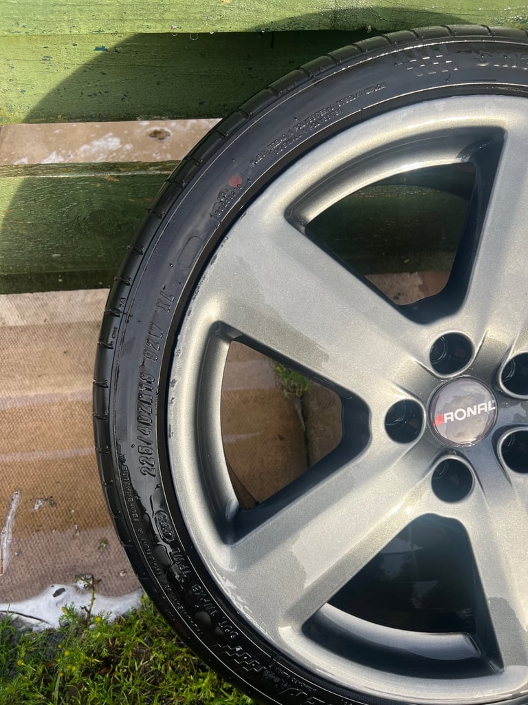 Audi A3 Ronal 18 inch wheels, VW Fitment