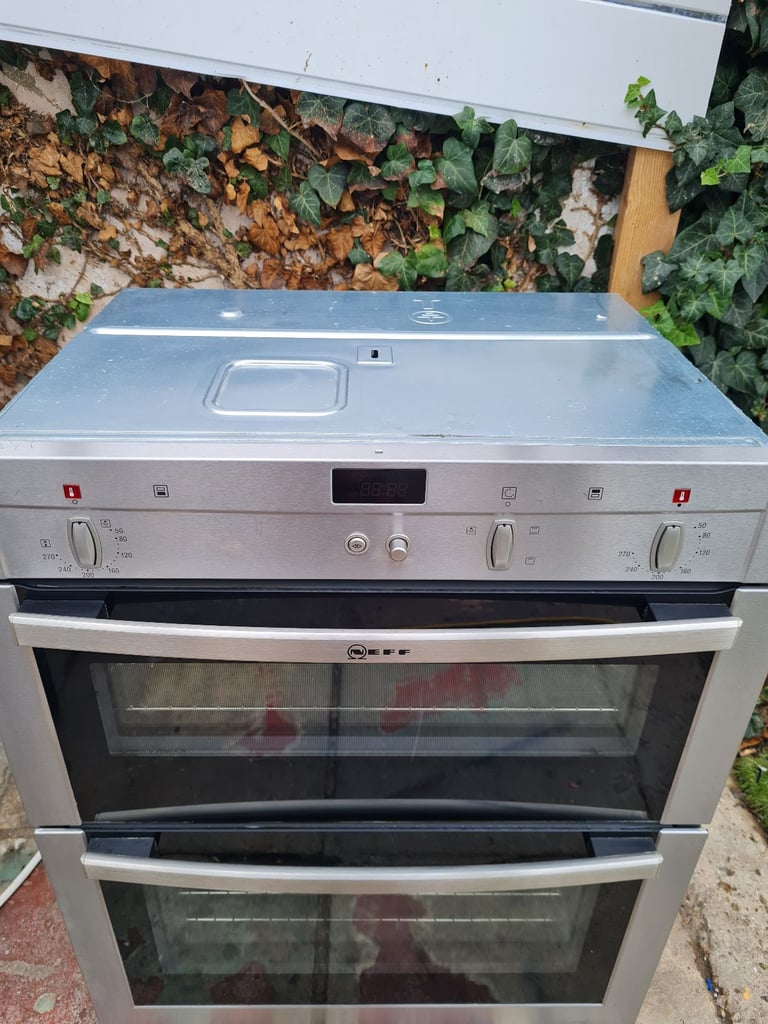 Neff double electric oven built under counter 