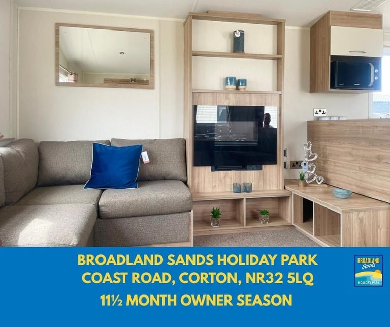 image for CHEAP STATIC CARAVAN FOR SALE AT BROADLAND SANDS HOLIDAY PARK