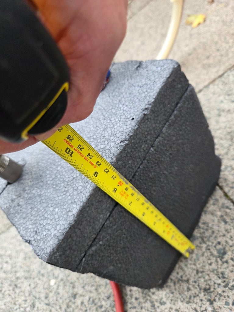 Pundmann Water Heater 3ltr Twin Rod 12v (180w) & 230v (250w) Motorhome Camper