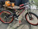 Cannondale rush carbon full suspension bike 