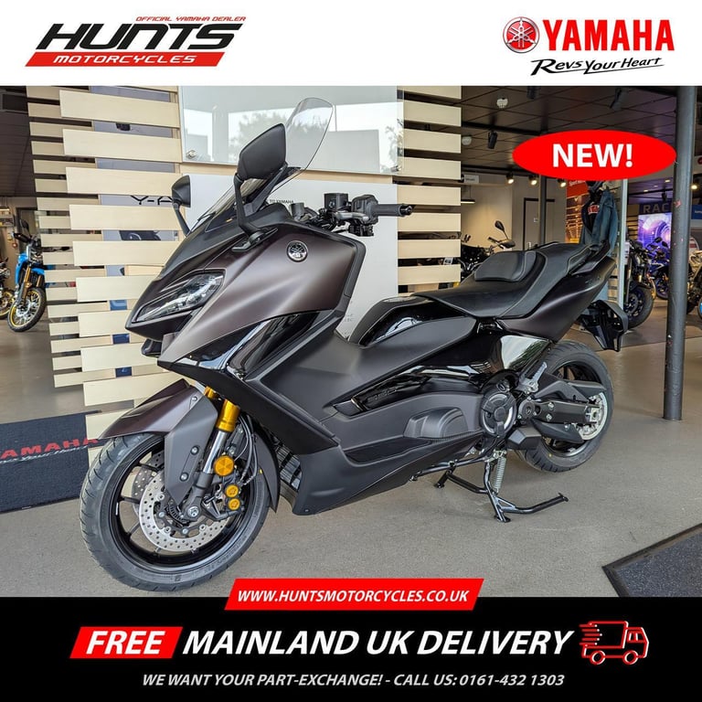 IN STOCK NOW! - NEW Yamaha TMAX Tech MAX. Dark Magma. £14,000 On The Road