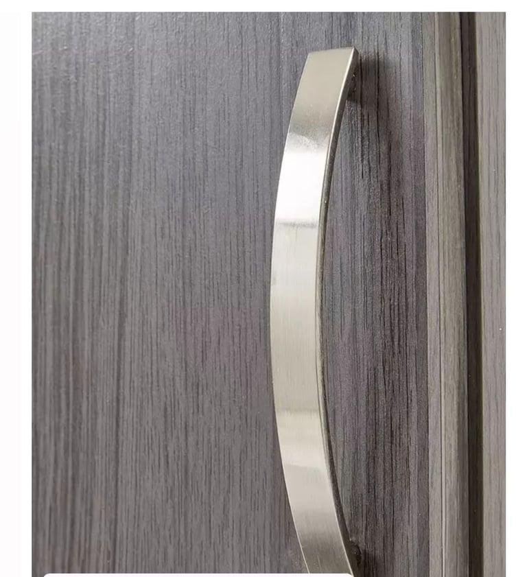 Mirrored Bathroom Wall Cabinet - Grey Oak