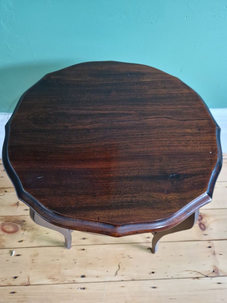 Antique Edwardian mahogany occasional or side table 98cm H x 60cm W