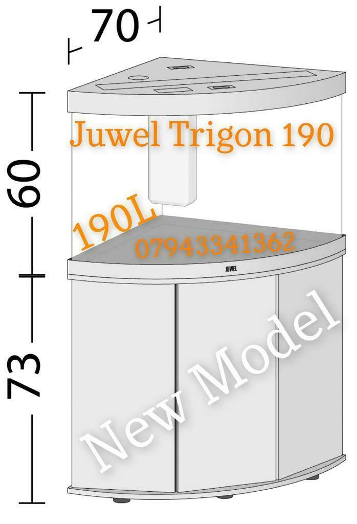 Juwel Trigon 190 Black fish tank aquarium tropical setup delivery 🚚