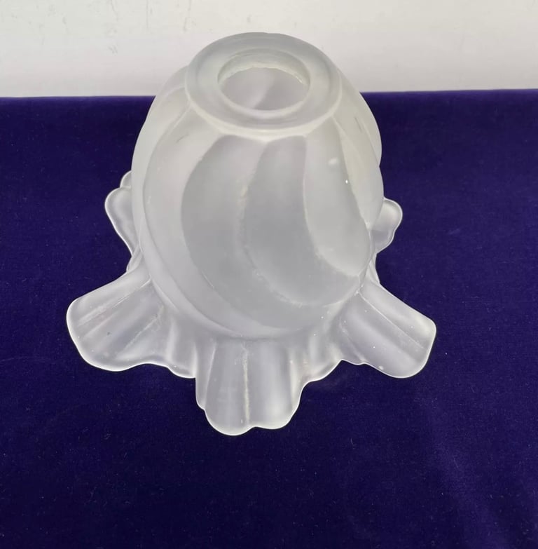 Vintage Frosted Glass Lampshade Light Shade Replacement Shade