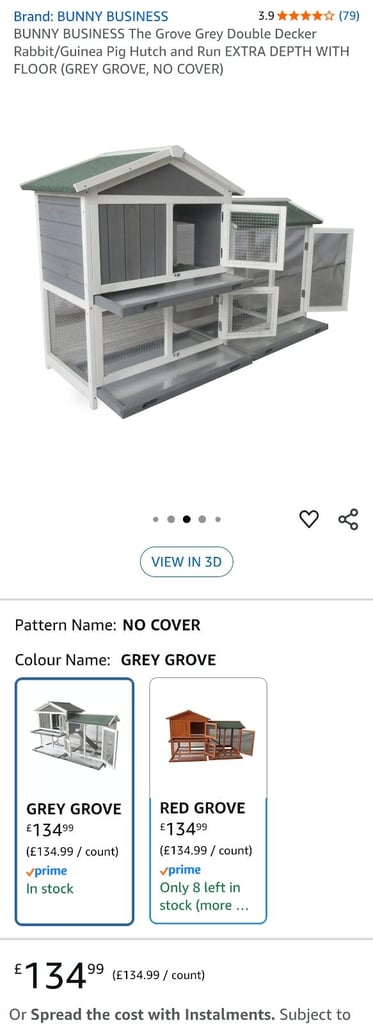 Double Decker Rabbit/Guinea Pig Hutch new for sale RRP £135