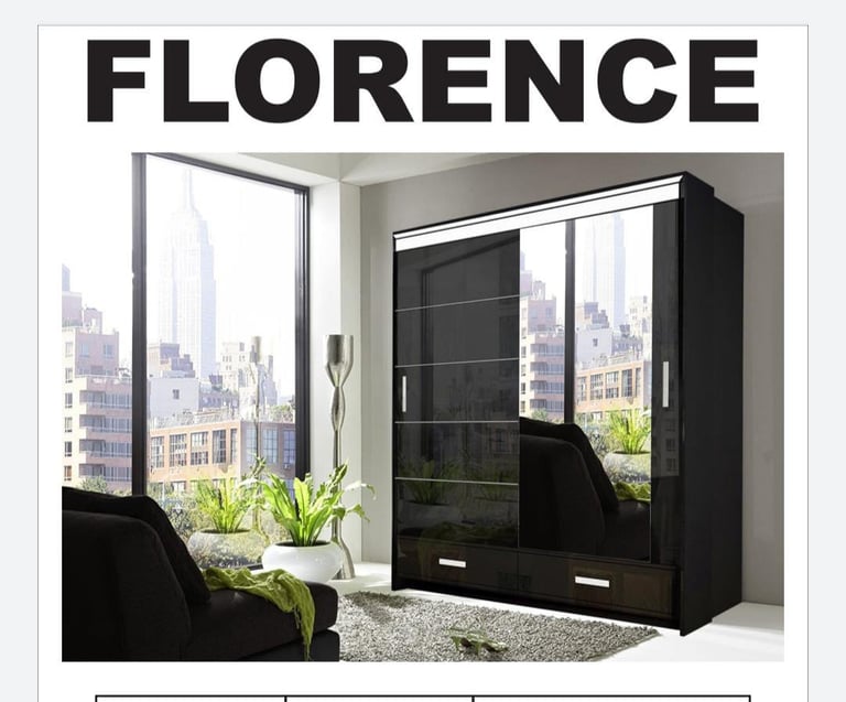 High Gloss Modern & Sliding Wardrobes in All sizes and colors 
