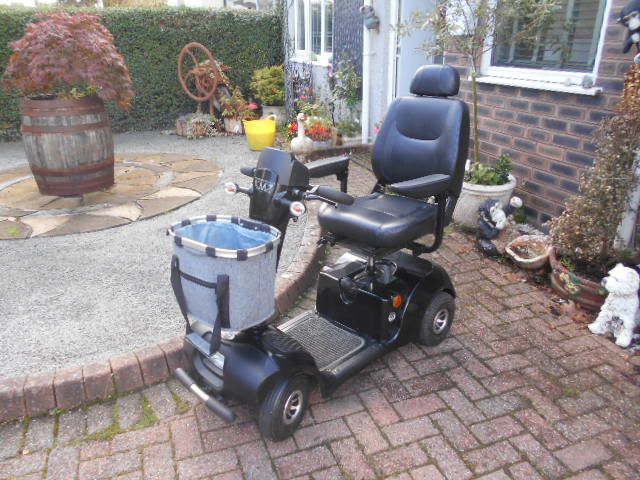 Compact 8mph mobility scooter