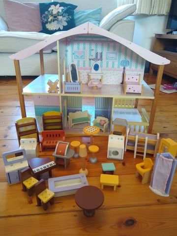 Doll's house with furniture | in Chingford, London | Gumtree