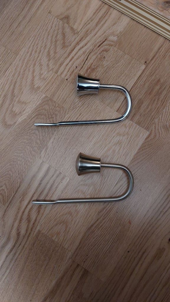 image for Pair of metal curtain tie backs